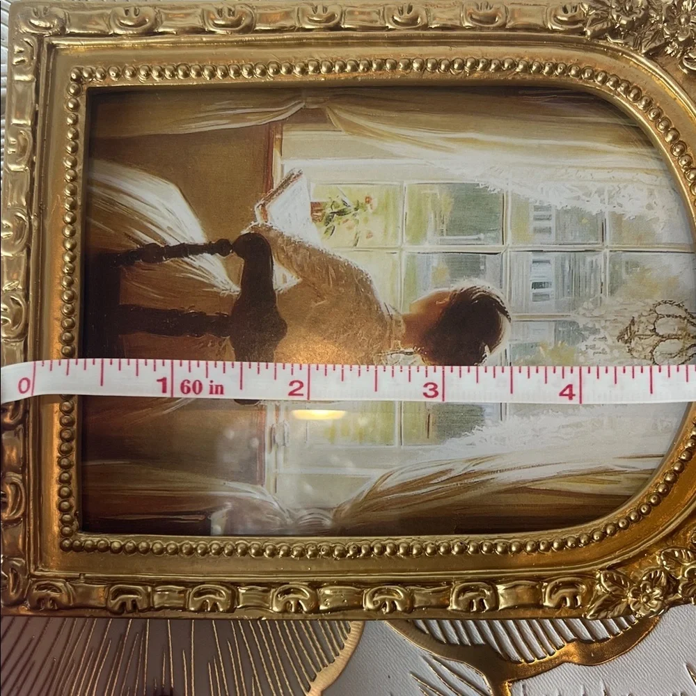 Elegant Gold Ornate Picture Frame 4x6 inch frame